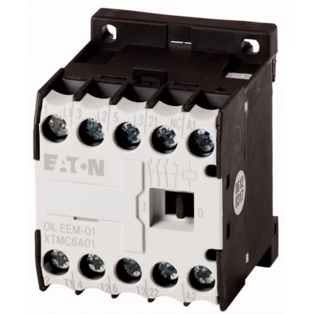contactor 3p1n c 3kw 400v ac3 eaton moeller 051649 dileem 01 g12vdc
