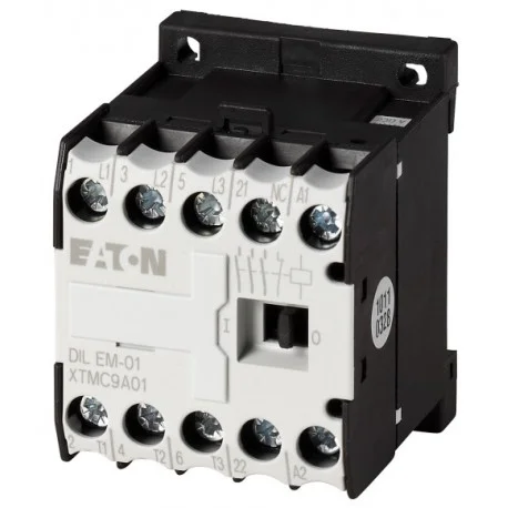 contactor 3p1n c 4kw 400v ac3 eaton moeller 010168 dilem 01 g220vdc