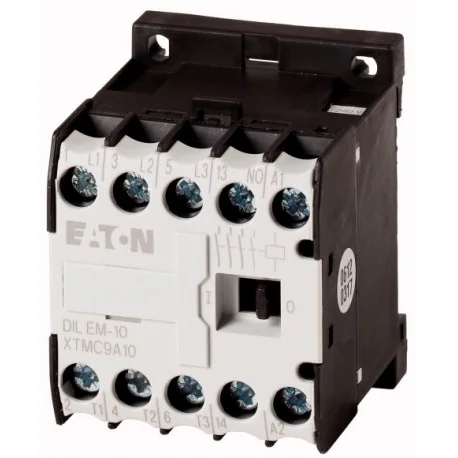 contactor 3p1n o 4kw 400v ac3 eaton moeller 010309 dilem 10 g110vdc
