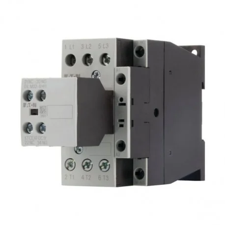 dilm17 21rdc24 277082 xtce018c21td eaton electric contactor 3p2n o1n c 75kw 400v ac3