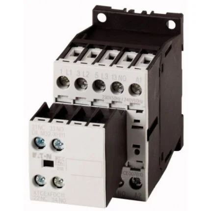 Eaton DILM9-21 (230V50HZ,240V60HZ) Contactor, 3P+2N/O+1N/C, 4KW/400V/AC3